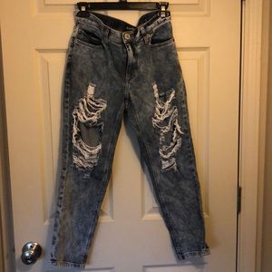 Trashed Jeans